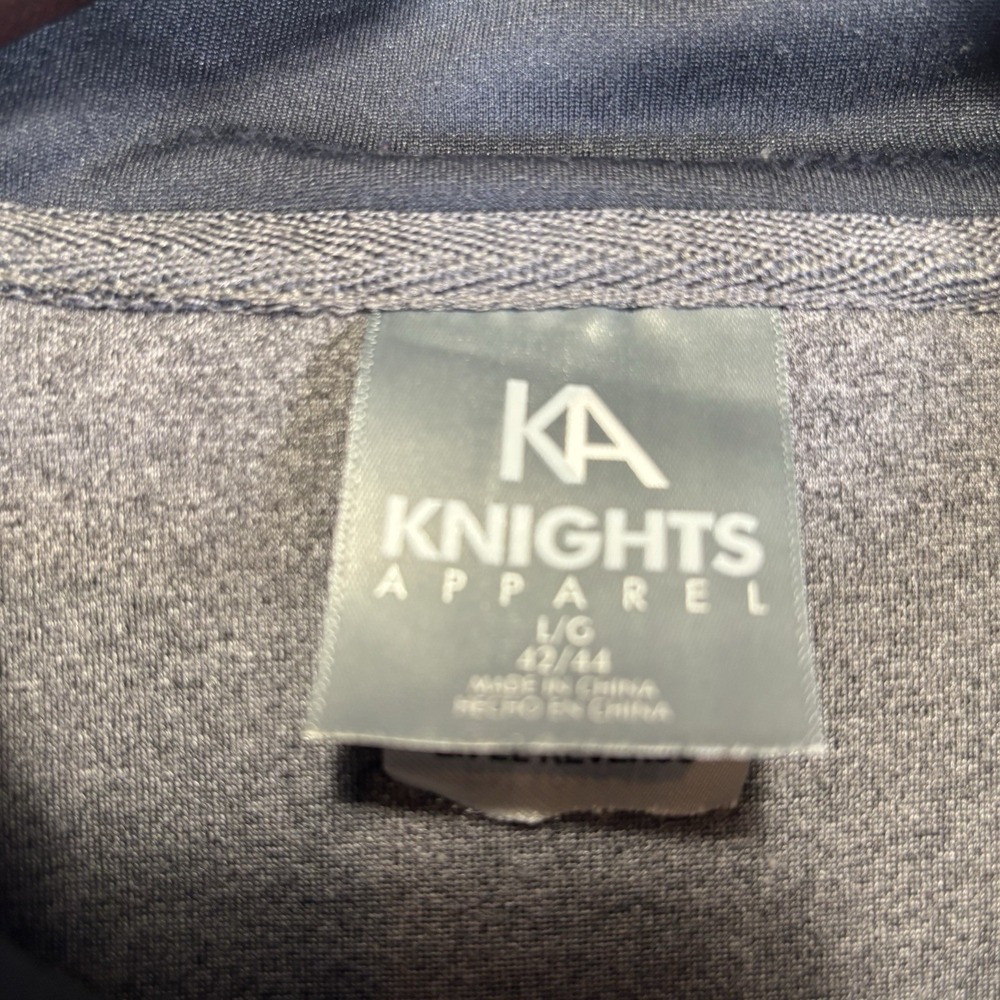 KNIGHTS APPAREL MEN'S MISSOURI TIGERS GRAY QUARTER ZIP‎ JACKET-SIZE LARGE 42/44 - Picture 4 of 10
